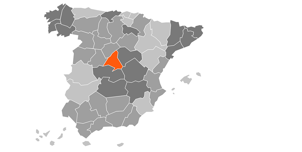 SVG Spain Map